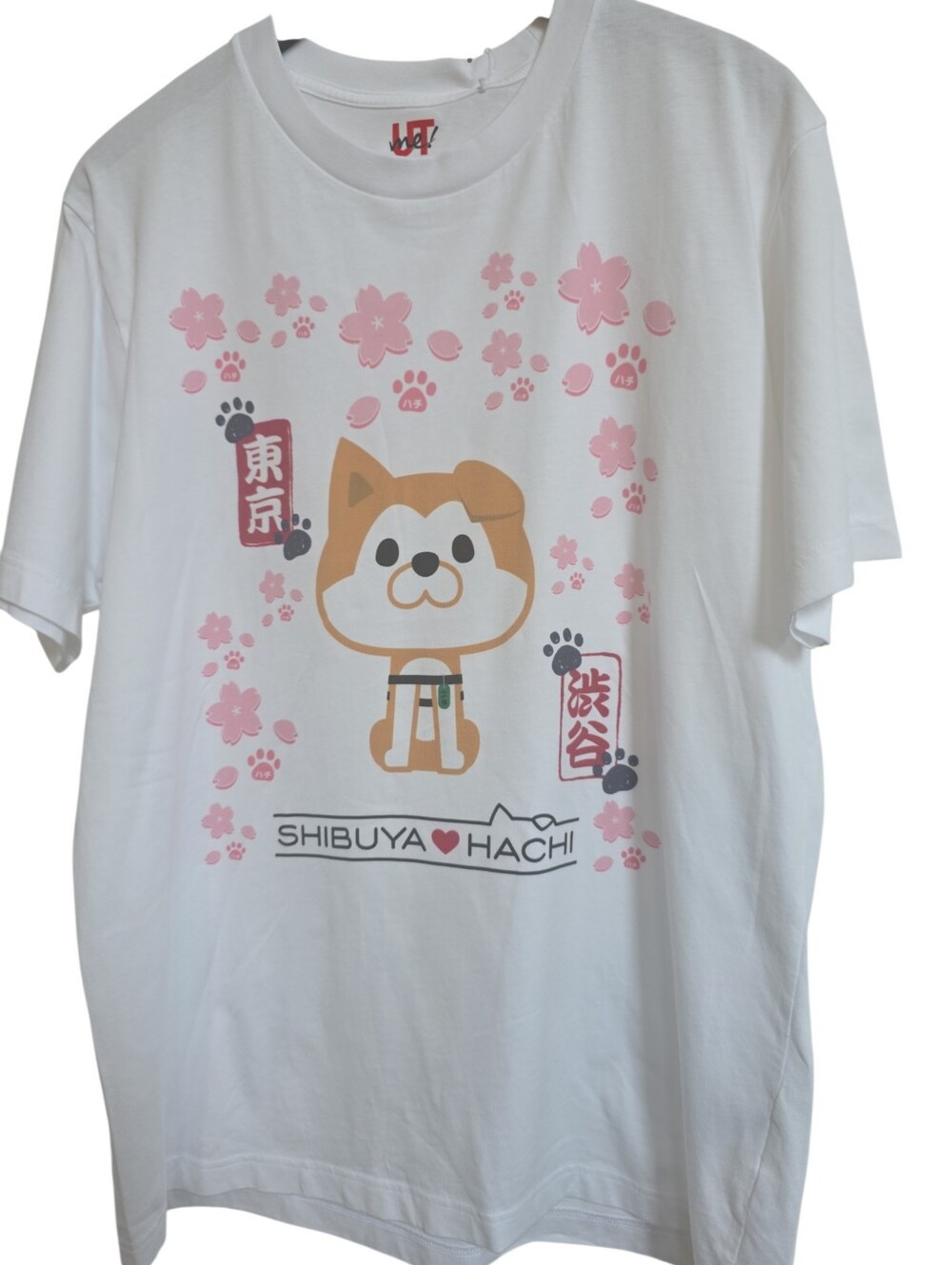 Uniqlo Shibuya Hachi Hachiko Akita Dog Unisex T-Shirt XL RARE